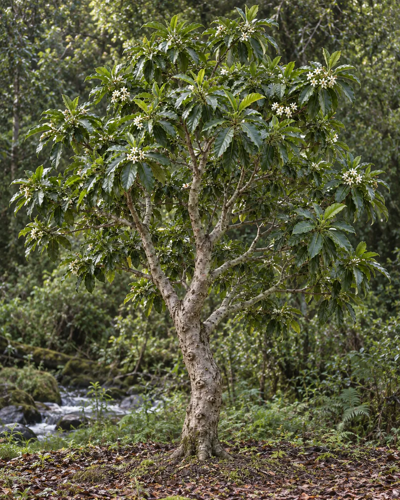 Representación fotorealista referencial de Pitao (Pitavia punctata)